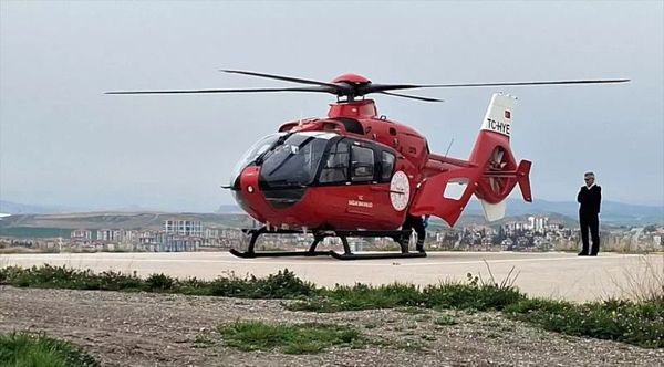 Beypazarı'nda Beyin Kanaması Geçiren Hasta Hava Ambulansıyla Ankara'ya Gönderildi