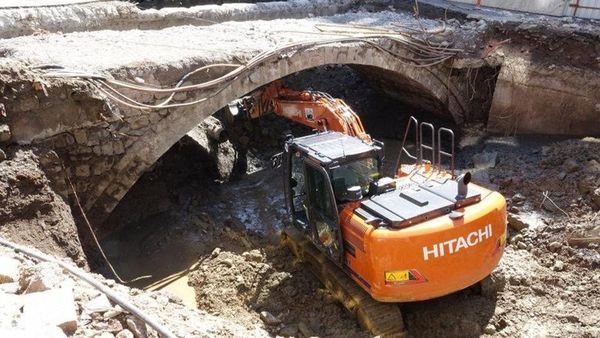 Rize’de 200 Yıllık Tarihi Kemer Köprü Yol Çalışmasıyla Gün Yüzüne Çıkıyor