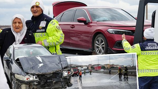 Yola Atık Döküp Kaçan Sürücü Yedi Araçlık Zincirleme Kazaya Neden Oldu