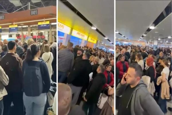 Olumsuz Hava Koşulları Sabiha Gökçen Havalimanı'nı Kilitledi, Yolcular Saatlerce Bagaj Bekledi